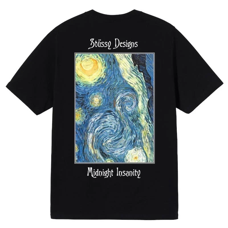 Men Women Fashion midnight insight midnight sky Van Gogh oil painting print round neck T-shirt short sleeve
Men Women Fashion midnight insight midnight sky Van Gogh oil painting print round neck T-shirt short sleeve