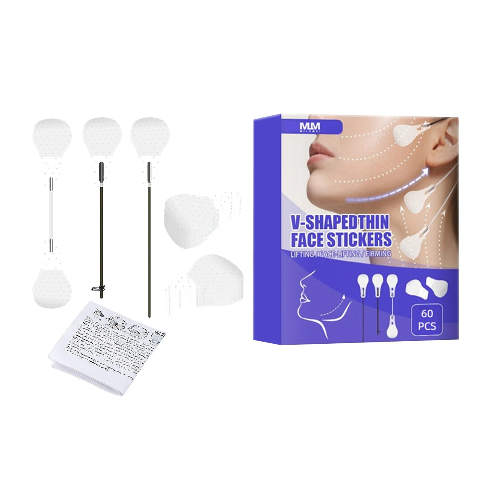 Face Lift Tapes Ultra-thin Comfortable V-Shaped Facial Lifting Sticker Train Facial Muscles For Smoother Skin
Face Lift Tapes Ultra-thin Comfortable V-Shaped Facial Lifting Sticker Train Facial Muscles For Smoother Skin