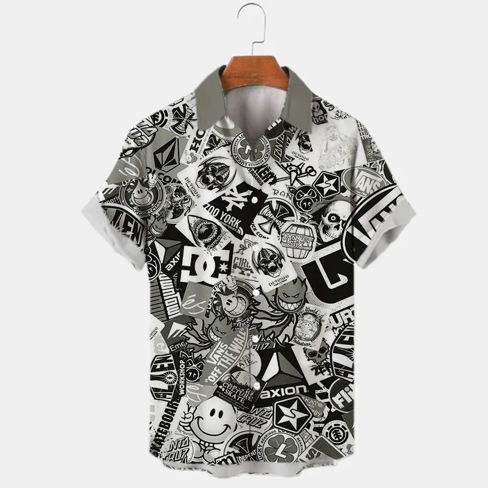 Men's Trendy Shirts New 3d Monogram Pattern Printed Short-sleeved Tops Clothing Summer Loose Comfortable Plus Size Shirtsfor Men
Men's Trendy Shirts New 3d Monogram Pattern Printed Short-sleeved Tops Clothing Summer Loose Comfortable Plus Size Shirtsfor Men