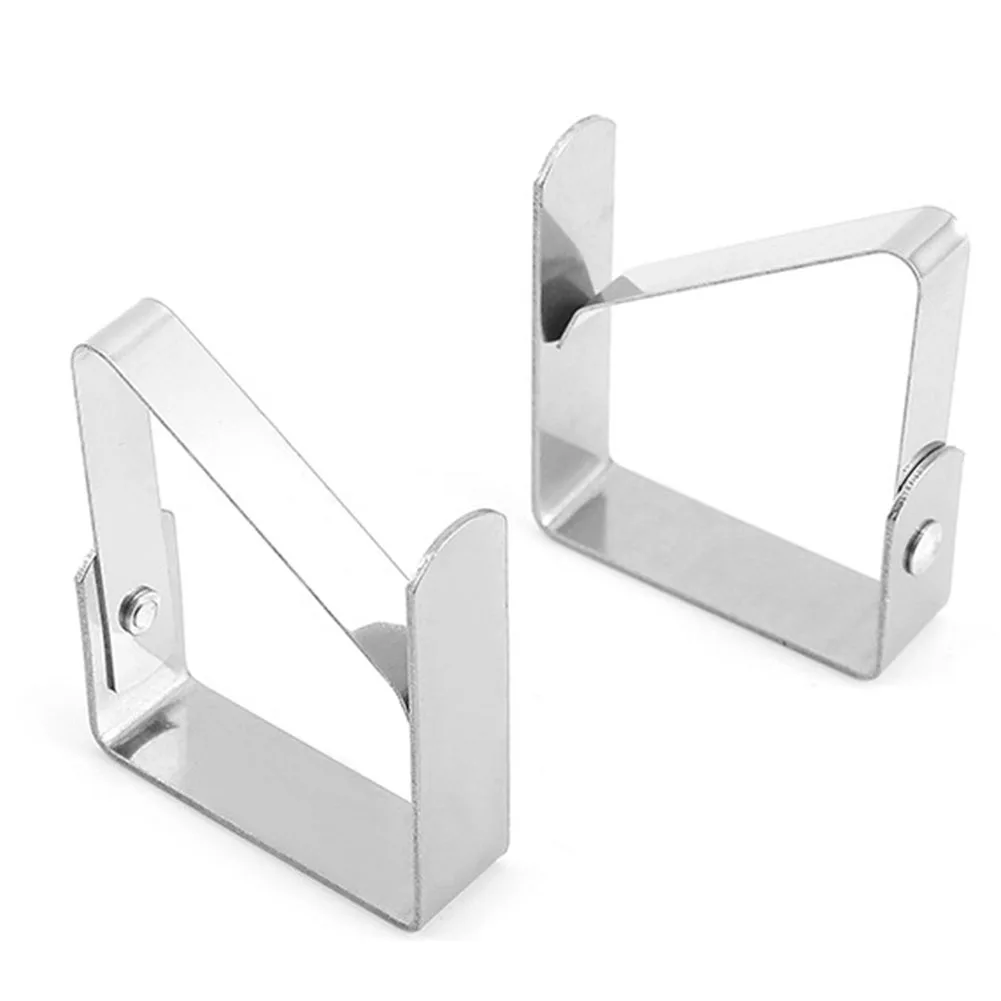 4Pcs Tablecloth Clips Stainless Steel Anti-Slip Tablecloth Clamps Holder Wedding Cloth Cover Clips Holder Table Cloth Fix Clips
4Pcs Tablecloth Clips Stainless Steel Anti-Slip Tablecloth Clamps Holder Wedding Cloth Cover Clips Holder Table Cloth Fix Clips