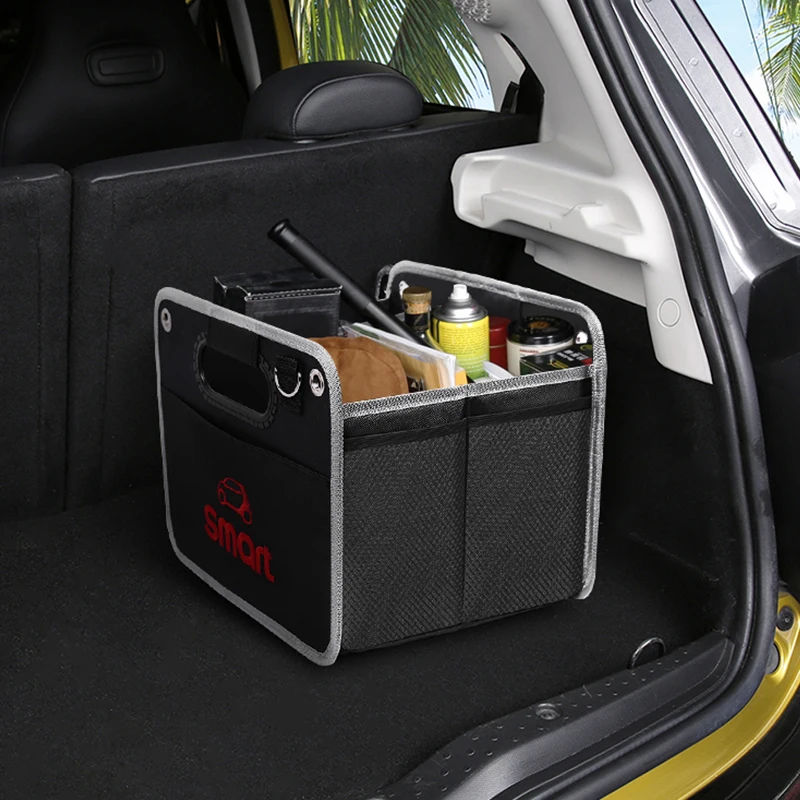 Car Foldable Oxford Mesh Trunk Storage Box Bag Organizer For Smart 450 451 453 Fortwo Forfour Interior Parts Styling Accessories
Car Foldable Oxford Mesh Trunk Storage Box Bag Organizer For Smart 450 451 453 Fortwo Forfour Interior Parts Styling Accessories