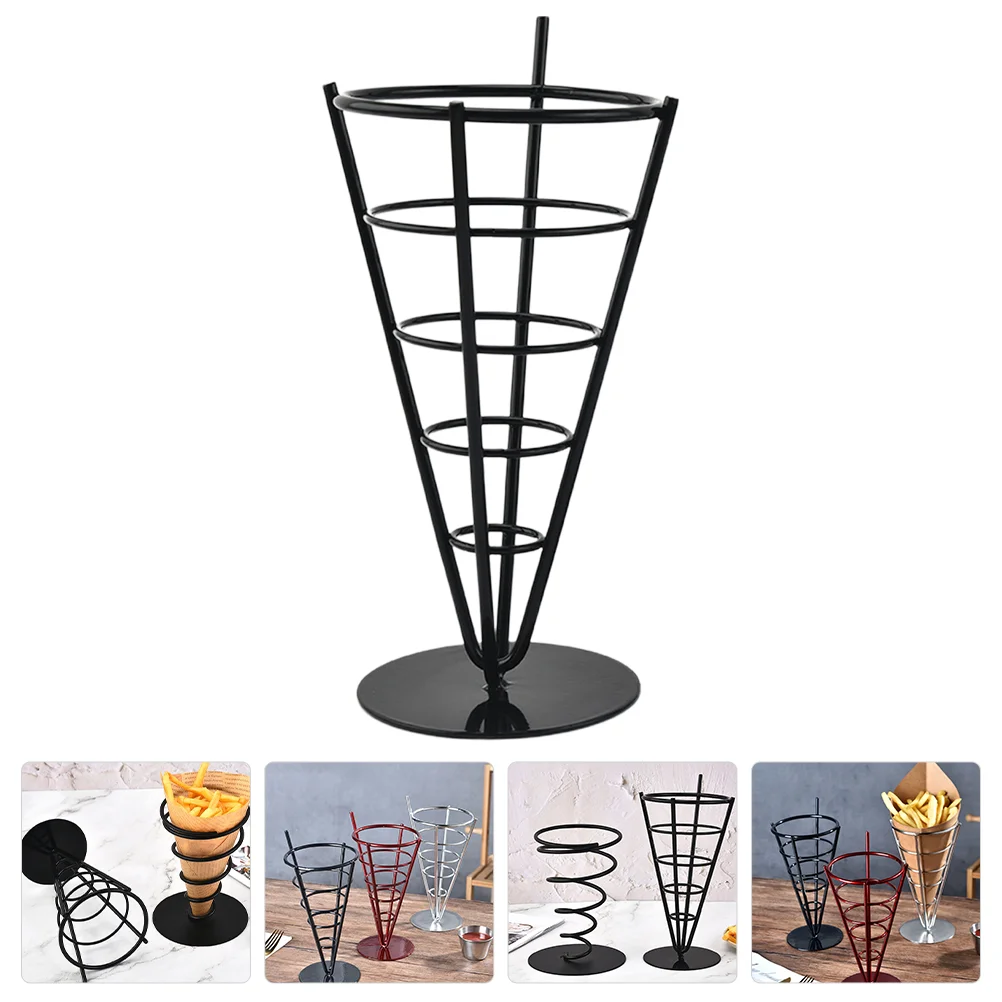 American Creative Tableware Wrought Iron Conical Single Head Snack Rack Stainless Steel French Fries
American Creative Tableware Wrought Iron Conical Single Head Snack Rack Stainless Steel French Fries