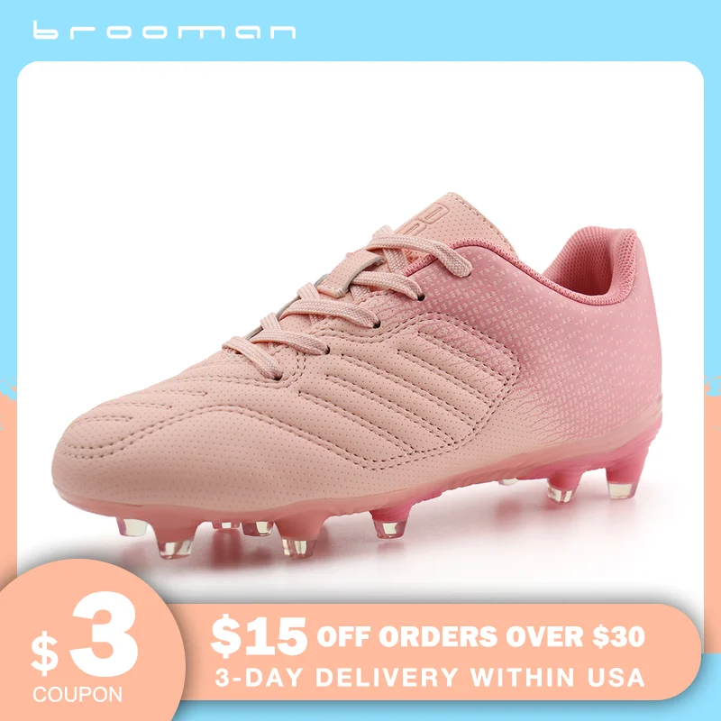 brooman Kids Soccer Cleats Boys Girls Athletic Outdoor Football Shoes Lightweight Comfortable Training Shoes
brooman Kids Soccer Cleats Boys Girls Athletic Outdoor Football Shoes Lightweight Comfortable Training Shoes