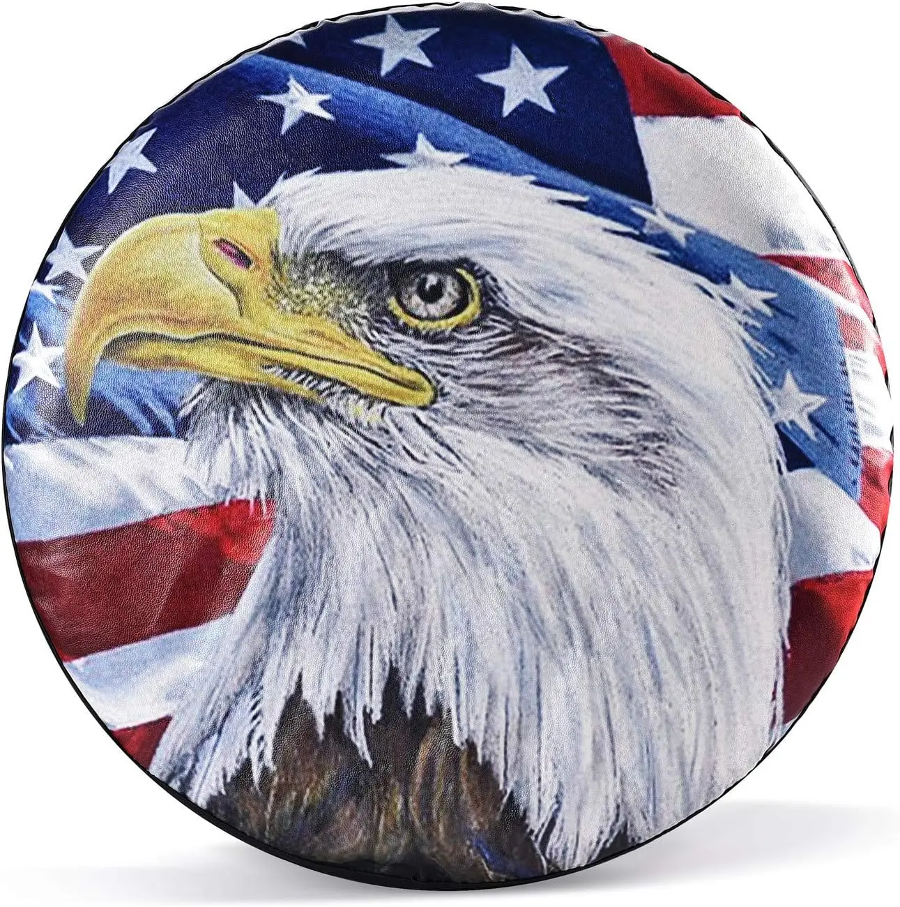 Spare Tire Cover Wheel Cover with American Eagle US Flag PVC Leather Waterproof Dust-Proof Universal 14 15 16 17 Inch
Spare Tire Cover Wheel Cover with American Eagle US Flag PVC Leather Waterproof Dust-Proof Universal 14 15 16 17 Inch