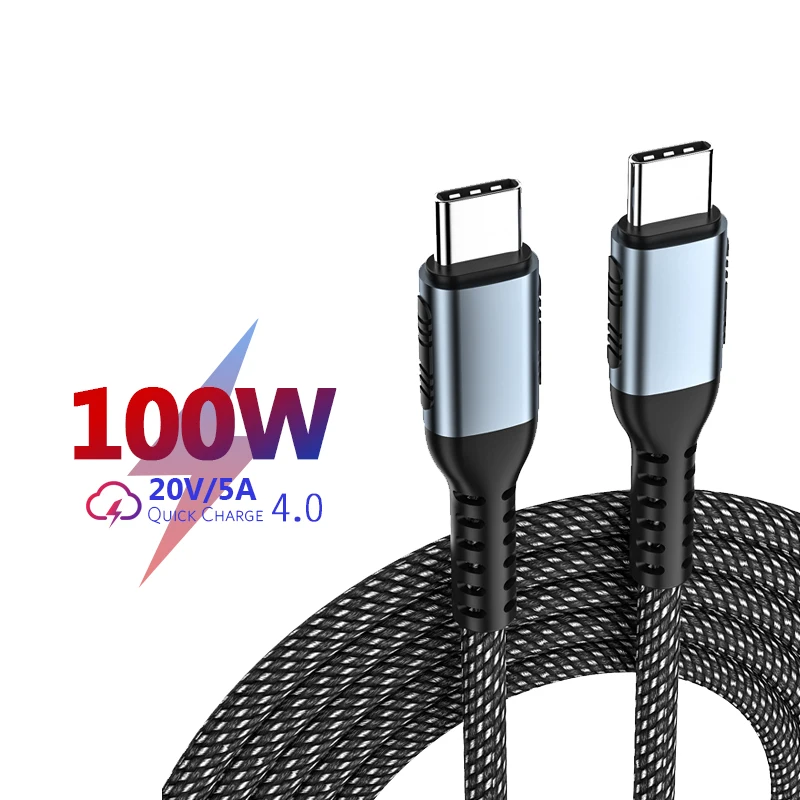1/2M Charge Cable USB C To USB Type C Cable For MacBook Pro Quick Charge 4.0 PD 100W 5A Fast Charging For Samsung Xiaomi Mi
1/2M Charge Cable USB C To USB Type C Cable For MacBook Pro Quick Charge 4.0 PD 100W 5A Fast Charging For Samsung Xiaomi Mi