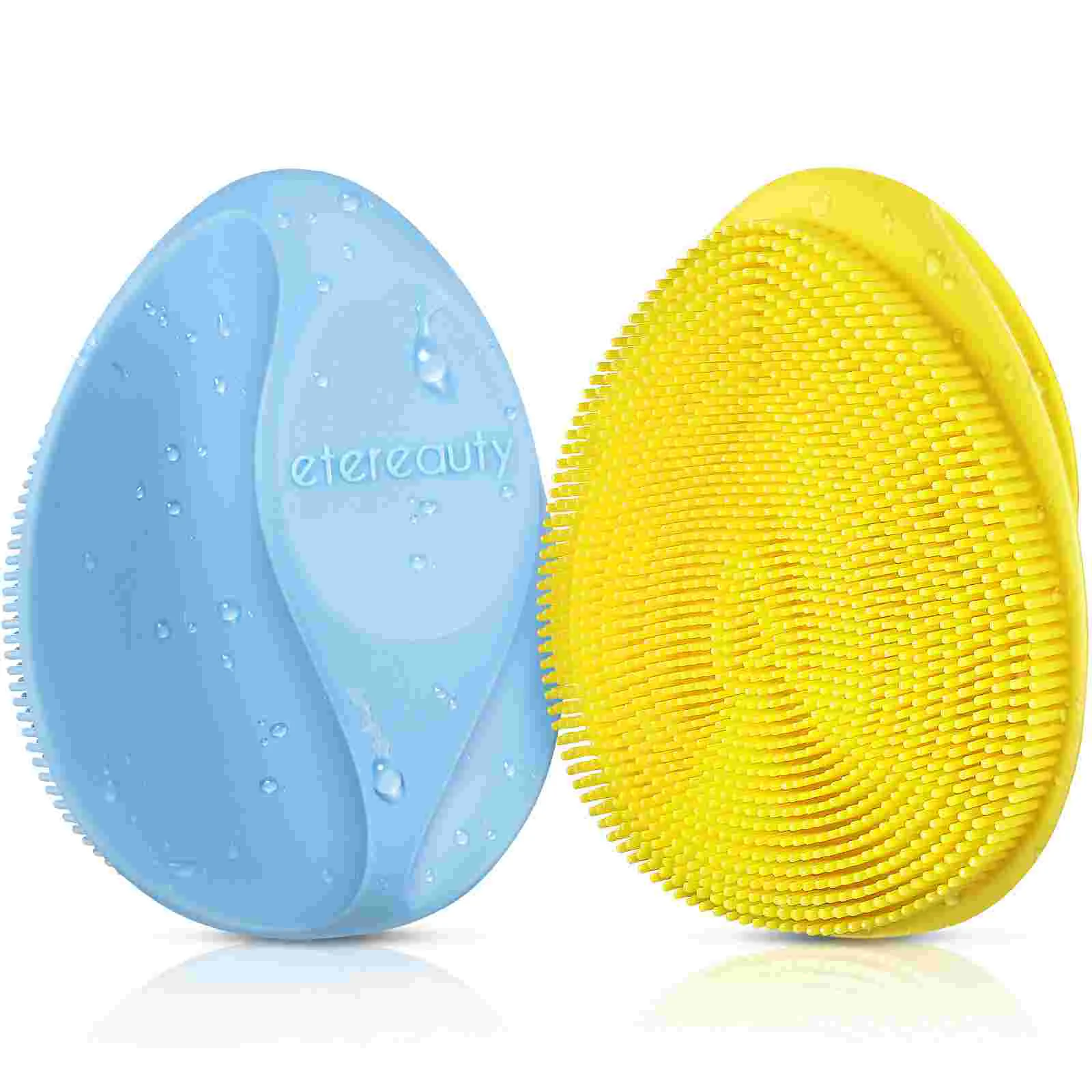 ETEREAUTY 2pcs Handheld Facial Cleansing Brush Silicone Massaging Brush Face Cleansing Massager (Yellow and Blue)
ETEREAUTY 2pcs Handheld Facial Cleansing Brush Silicone Massaging Brush Face Cleansing Massager (Yellow and Blue)