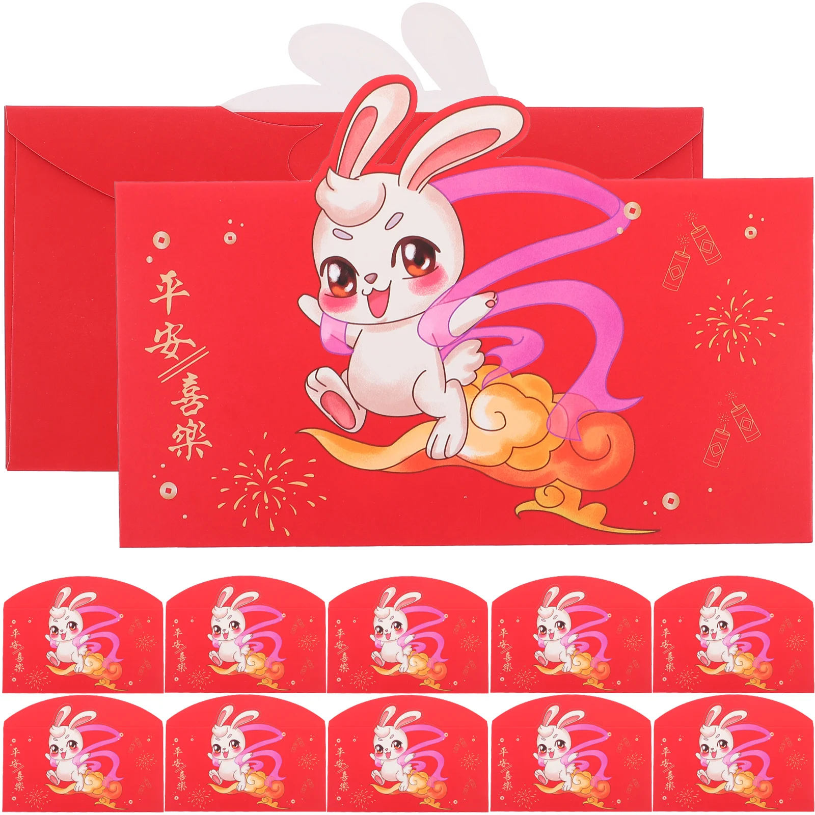 

Red Year Rabbit Envelopes Envelope Packet Hong Cash New Packets Bao 2023 Money Envelops Pocket Supplies Chinese Style Luck Bag