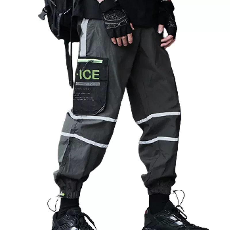 2021 Spring New Functional Wind Casual Pants High Street Splash Overalls Men's Color Matching Fluorescent Pants
2021 Spring New Functional Wind Casual Pants High Street Splash Overalls Men's Color Matching Fluorescent Pants