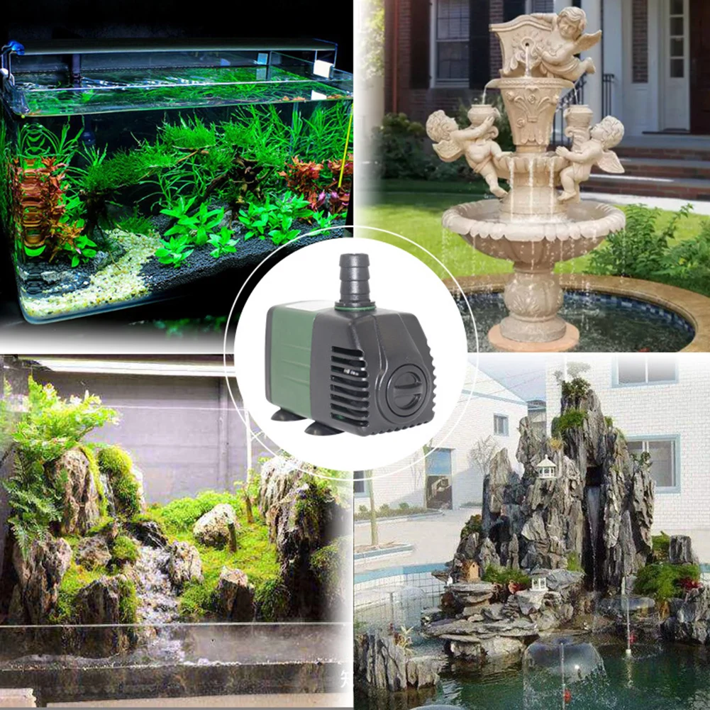 Submersible Aquarium Water Pump for Garden Fountain Hydroponics Pond Fish Tank Water Filter Pump Ajustable Flow Rate
Submersible Aquarium Water Pump for Garden Fountain Hydroponics Pond Fish Tank Water Filter Pump Ajustable Flow Rate