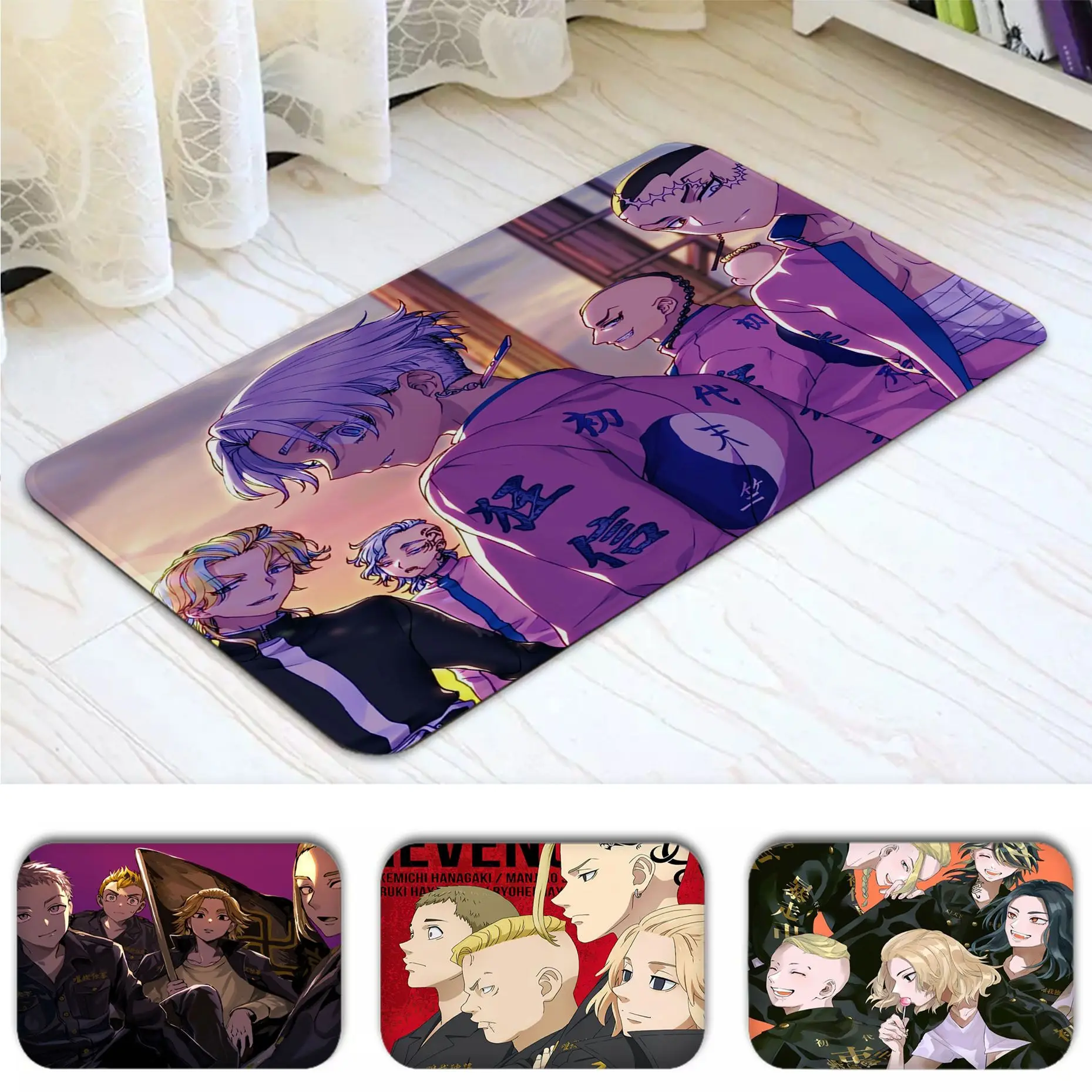 Japanese Anime Tokyo Revengers Floor Mat Rectangle Anti-slip Home Soft Badmat Front Door Indoor Outdoor Mat Welcome Doormat
Japanese Anime Tokyo Revengers Floor Mat Rectangle Anti-slip Home Soft Badmat Front Door Indoor Outdoor Mat Welcome Doormat