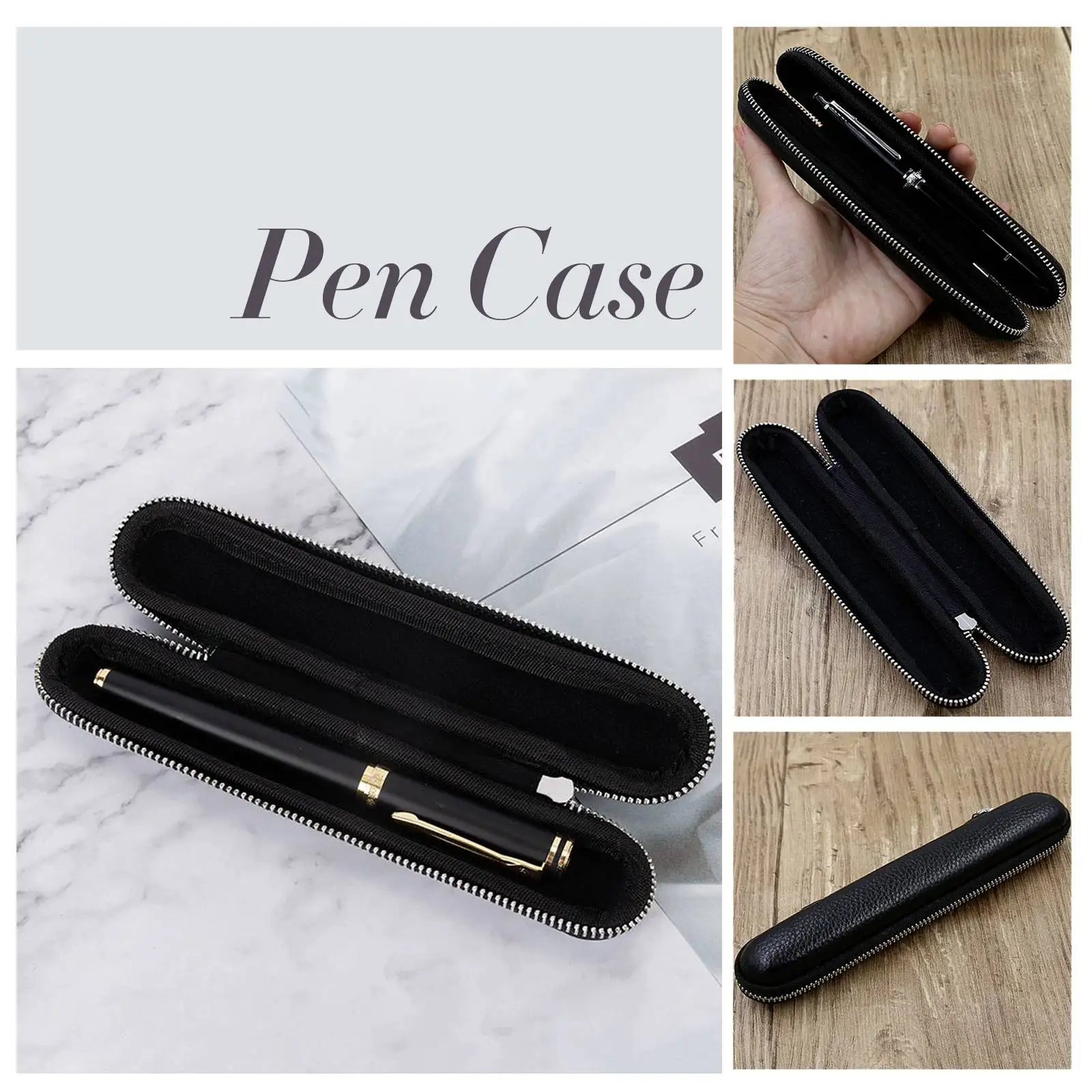 Genuine Leather Fountain Pen Case High Quality Cowhide Single Pen Holder Case for students pencil cases school accessories
Genuine Leather Fountain Pen Case High Quality Cowhide Single Pen Holder Case for students pencil cases school accessories