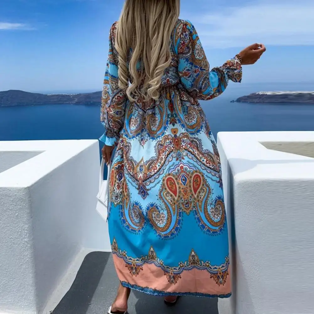 Long Dress All-Match Anti-UV Lightweight Bohemia Floral Print Vintage Long Dress Shirt Dress for Vacation
Long Dress All-Match Anti-UV Lightweight Bohemia Floral Print Vintage Long Dress Shirt Dress for Vacation