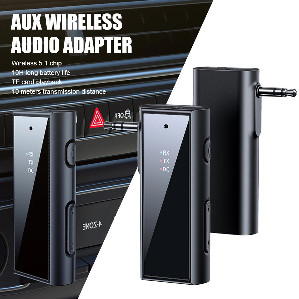 USB Wireless Bluetooth 5.1 Transmitter Receiver 2 in1 Audio Adapter AUX Car Audio For Car Mic Headphones Speakers Music Receiver
USB Wireless Bluetooth 5.1 Transmitter Receiver 2 in1 Audio Adapter AUX Car Audio For Car Mic Headphones Speakers Music Receiver