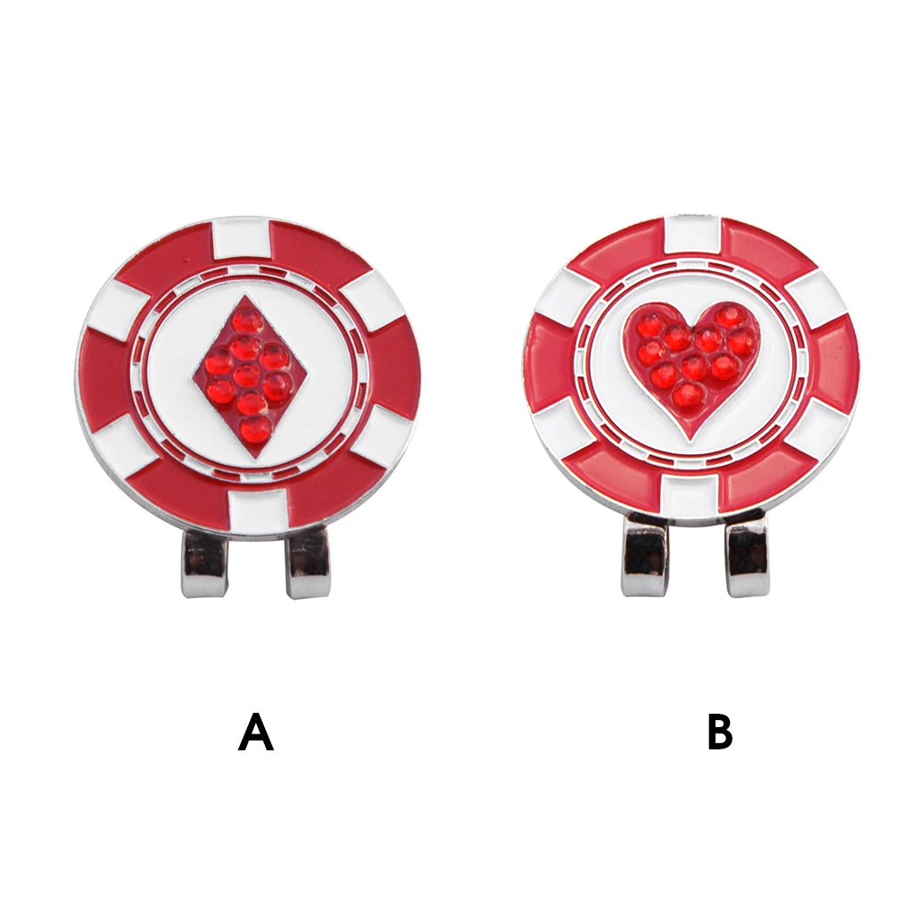 Metal Golf Marker Removable Hat Clothing Clamp Indoor Outdoor Ball Positioning Mark Marking Tools Attachments Heart Shape
Metal Golf Marker Removable Hat Clothing Clamp Indoor Outdoor Ball Positioning Mark Marking Tools Attachments Heart Shape