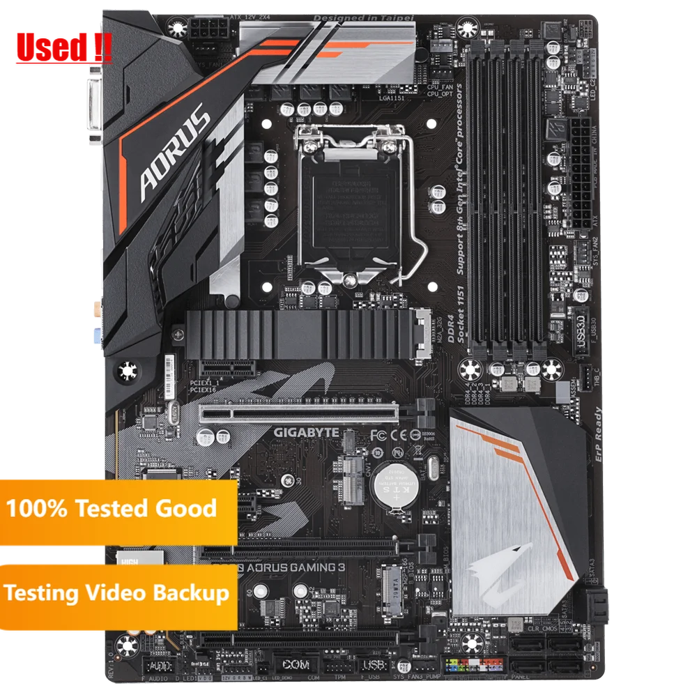 Материнская плата Gigabyte B360 AORUS GAMING 3 LGA 1151 DDR4 64G HDMI DVI для настольного ПК
Материнская плата Gigabyte B360 AORUS GAMING 3 LGA 1151 DDR4 64G HDMI DVI для настольного ПК