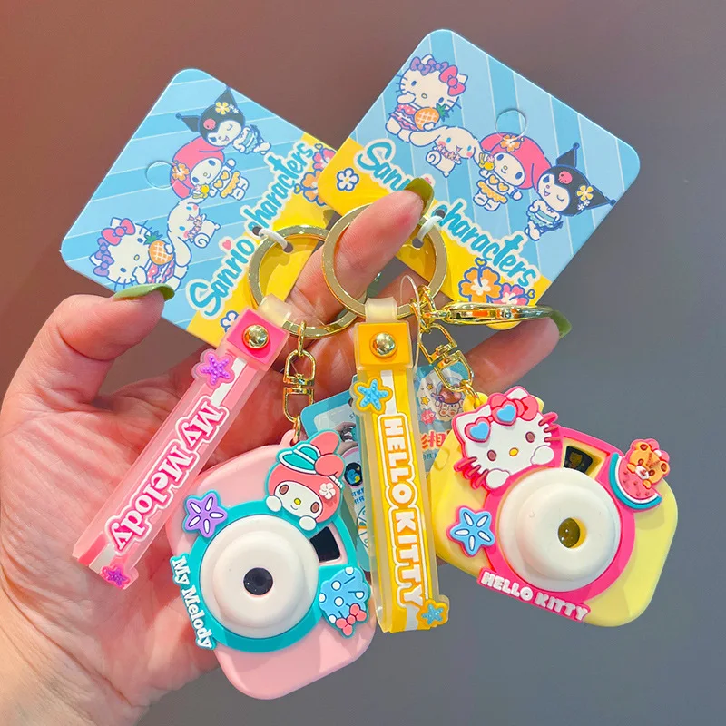 Creative Sanrio Cinnamoroll Kuromi Camera Keychain Cartoon Anime Kitty My Melody Keyring Pendant Charm Accessories Girl Gift
Creative Sanrio Cinnamoroll Kuromi Camera Keychain Cartoon Anime Kitty My Melody Keyring Pendant Charm Accessories Girl Gift