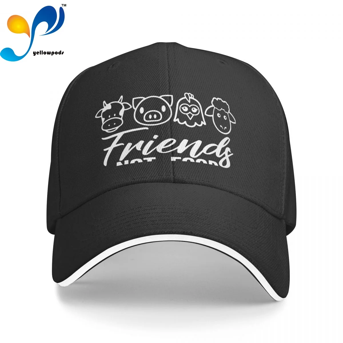 Friends Not Food Animals Men's New Baseball Cap Fashion Sun Hats Caps for Men and Women
Friends Not Food Animals Men's New Baseball Cap Fashion Sun Hats Caps for Men and Women