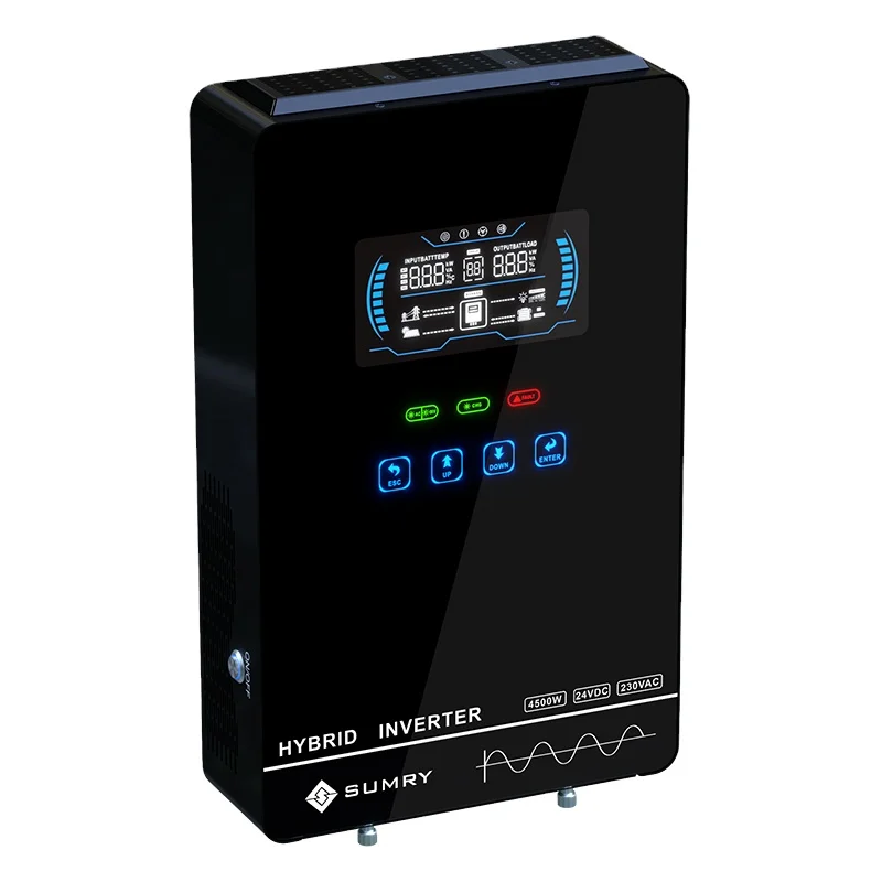 SUMRY HGX series 4500W 6500W 7200W 150A Mppt Off Grid Solar Inverter with Glass Screen WiFi monitoring function optional
SUMRY HGX series 4500W 6500W 7200W 150A Mppt Off Grid Solar Inverter with Glass Screen WiFi monitoring function optional