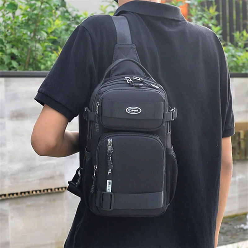 Fashion Large Capacity Shoulder Bag Men's Casual Outdoor Travel Messenger Bag Multifunctional Waterproof Large Chest Bag
Fashion Large Capacity Shoulder Bag Men's Casual Outdoor Travel Messenger Bag Multifunctional Waterproof Large Chest Bag