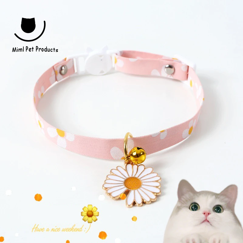 Small daisy Netflix models adjustable pet collar cat dog rabbit anti-choking necklace accessories
Small daisy Netflix models adjustable pet collar cat dog rabbit anti-choking necklace accessories