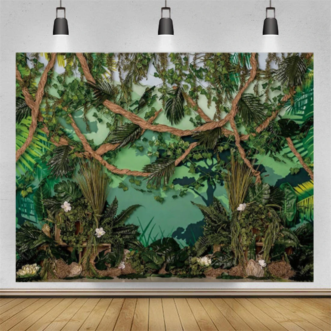 Photography Backdrop Mossy Jungle Safari Wild One Newborn Baby Kids Birthday Shower Party Photo Props Studio Booth Background
Photography Backdrop Mossy Jungle Safari Wild One Newborn Baby Kids Birthday Shower Party Photo Props Studio Booth Background