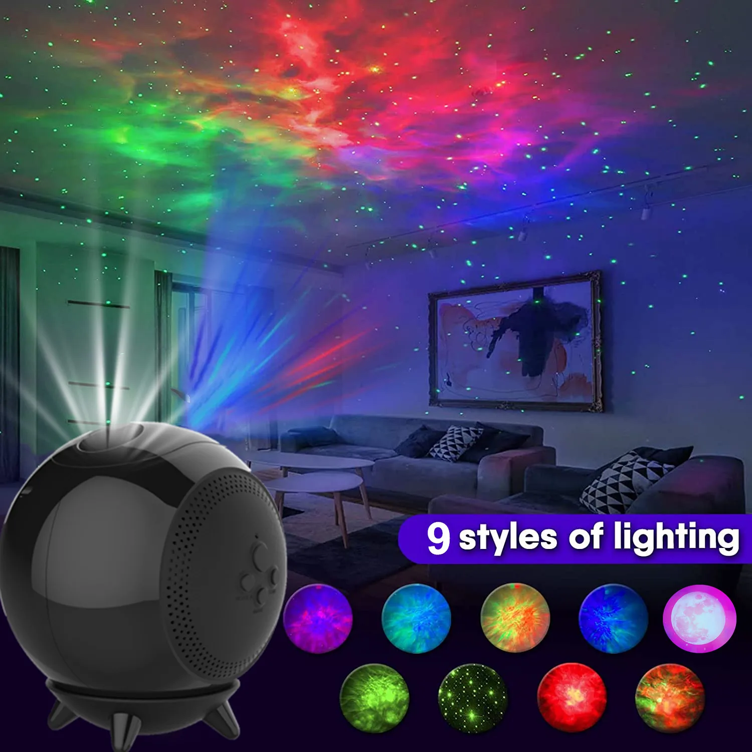 LED Galaxy Star Projector Starry Sky Night Lights with Remote Control Nebula Moon Projector for Kids Room Decor Ceiling Home
LED Galaxy Star Projector Starry Sky Night Lights with Remote Control Nebula Moon Projector for Kids Room Decor Ceiling Home