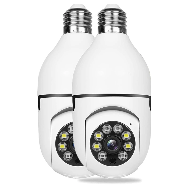 Light Bulb Camera Wifi Outdoor, 1080P E27 Light Bulb Camera Security Camera, Indoor 360Degrees Home Security Cameras
Light Bulb Camera Wifi Outdoor, 1080P E27 Light Bulb Camera Security Camera, Indoor 360Degrees Home Security Cameras