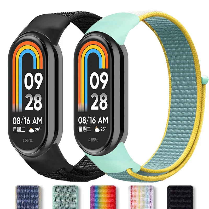Nylon Strap For Xiaomi Band 8 Replacement Watchband Band8 Smart Watch Accessories Adjustable Wristband For MiBand 8 Bracelet
Nylon Strap For Xiaomi Band 8 Replacement Watchband Band8 Smart Watch Accessories Adjustable Wristband For MiBand 8 Bracelet