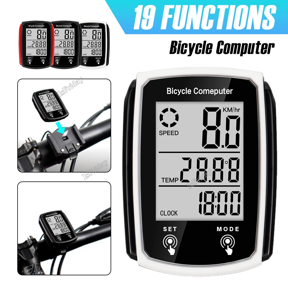 Bicycle Computer Wired Speedometer Odometer Stopwatch Speedometer Watch Bicycle Cycling Speed Counter Bicycle Accessories
Bicycle Computer Wired Speedometer Odometer Stopwatch Speedometer Watch Bicycle Cycling Speed Counter Bicycle Accessories