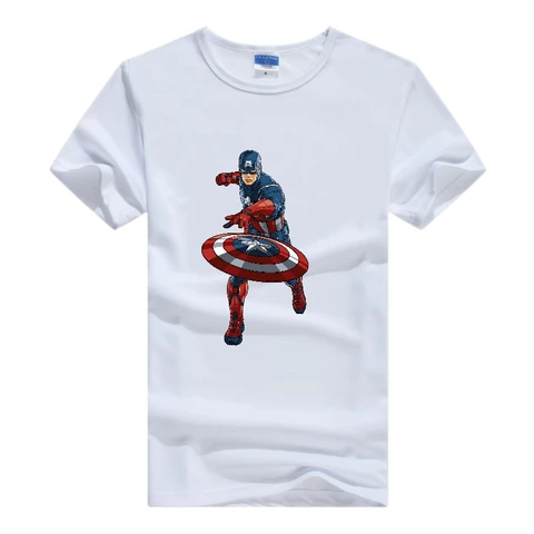 Женская футболка с коротким рукавом, в стиле «Капитан Америка»