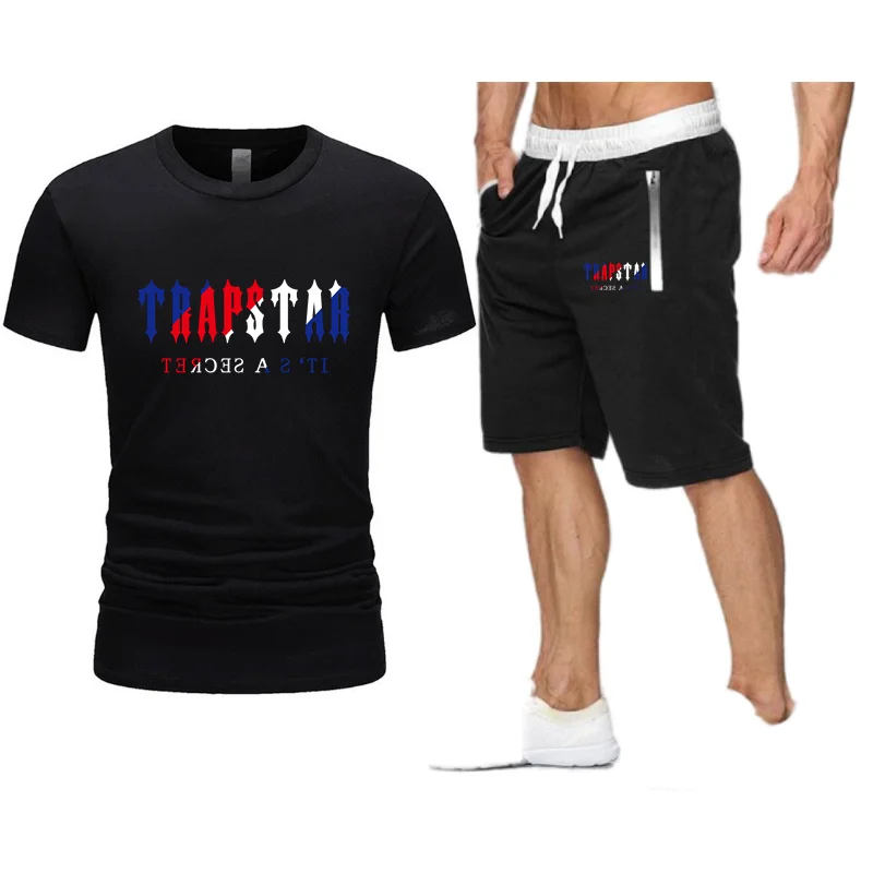 TRAPSTAR Printed Sportswear New Summer Men Sets Short Sleeve T-shirt Suit Tracksuit Casual Oversized Tops+Shorts Breathable
TRAPSTAR Printed Sportswear New Summer Men Sets Short Sleeve T-shirt Suit Tracksuit Casual Oversized Tops+Shorts Breathable