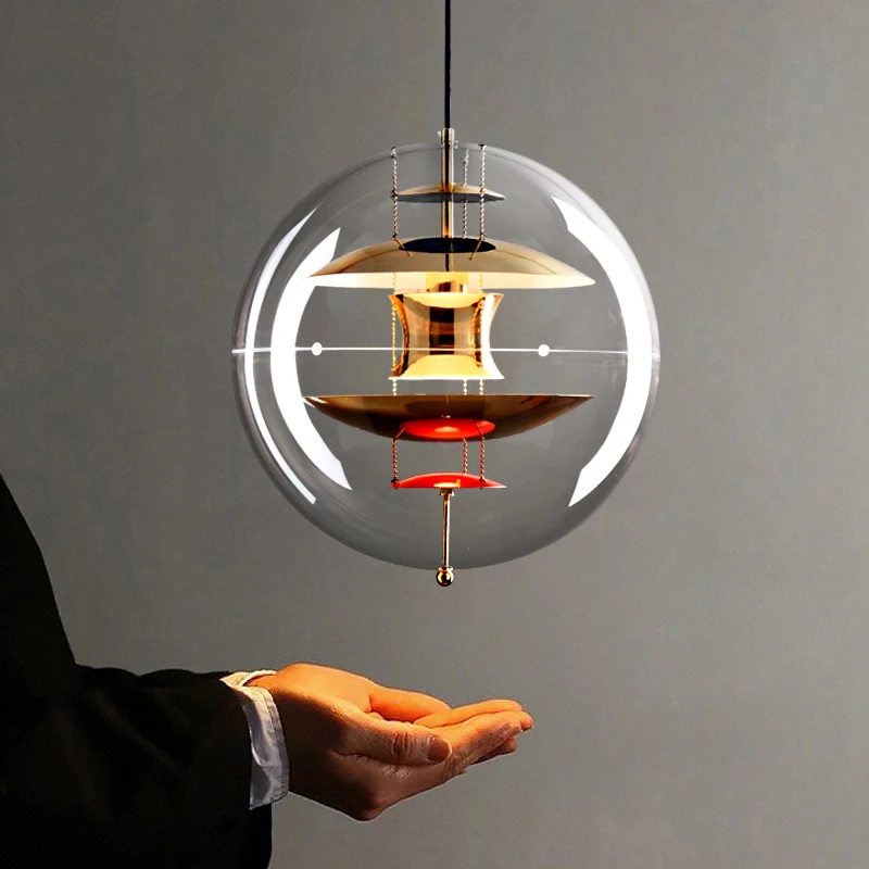 Modern Danish Verpan VP Globe Planet Dining Chandelier Nordic Creative Living Room Restaurant Coffee Bar Designer Pendant Light
Modern Danish Verpan VP Globe Planet Dining Chandelier Nordic Creative Living Room Restaurant Coffee Bar Designer Pendant Light
