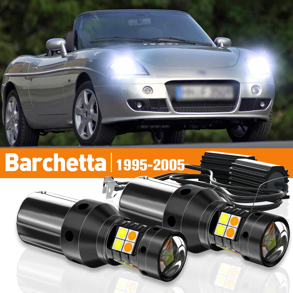 2x LED Dual Mode Turn Signal+Daytime Running Light DRL For Fiat Barchetta 1995-2005 1999 2000 2001 2002 2003 Accessories Canbus
2x LED Dual Mode Turn Signal+Daytime Running Light DRL For Fiat Barchetta 1995-2005 1999 2000 2001 2002 2003 Accessories Canbus