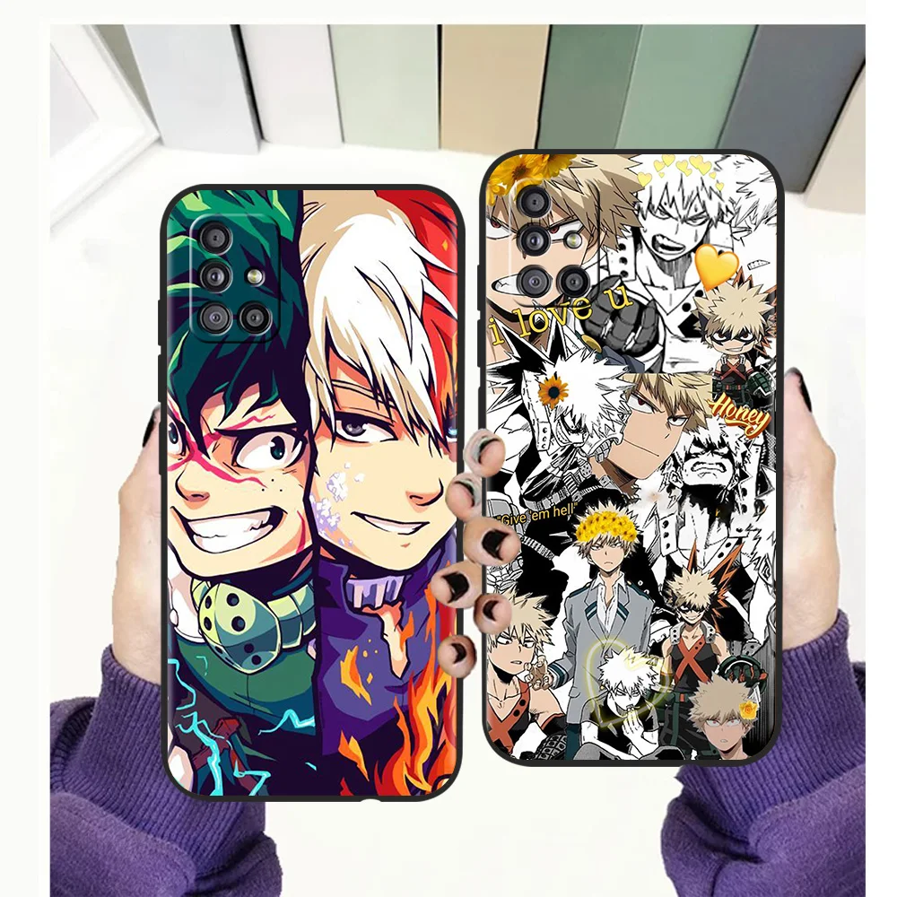 My Hero Academia Phone Case Cover For Samsung A13 A22 A32 A52 A72 A51 A71 A21S A31 A41 5G Silicone Shockproof Luxury Shell Coque
My Hero Academia Phone Case Cover For Samsung A13 A22 A32 A52 A72 A51 A71 A21S A31 A41 5G Silicone Shockproof Luxury Shell Coque