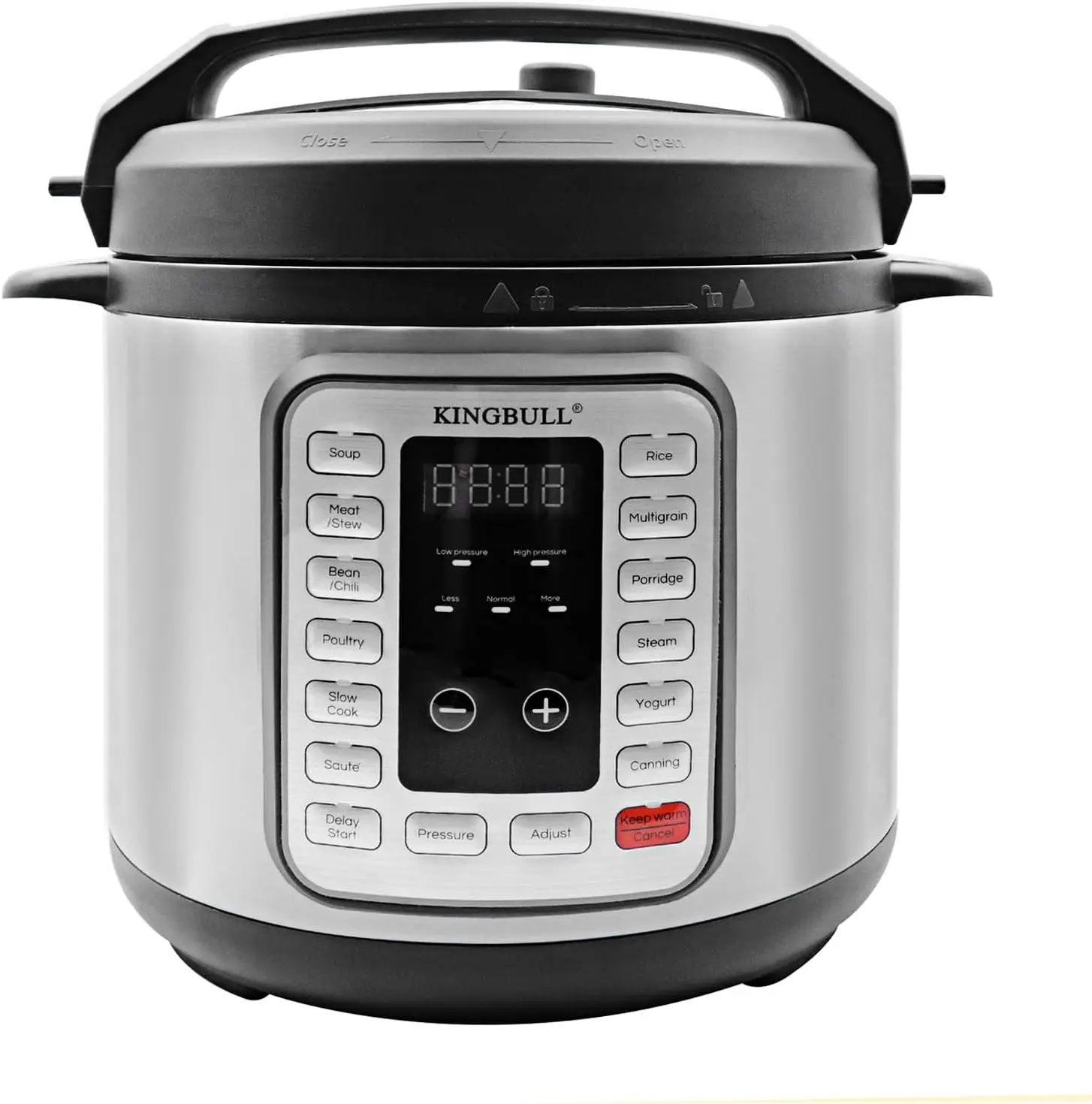 Quart 12-in-1 SS Pressure Cooker, Multi-Use Slow Cooker, Rice Cooker, Steamer, Sauté, Yogurt Maker, Warmer &Delay Start,LE
Quart 12-in-1 SS Pressure Cooker, Multi-Use Slow Cooker, Rice Cooker, Steamer, Sauté, Yogurt Maker, Warmer &Delay Start,LE