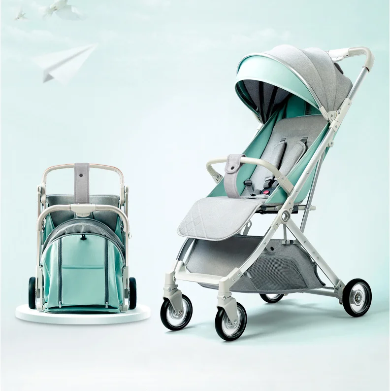 

Ultra Light Baby Stroller Luruxy Umbrella Baby Carriage Sit And Lie Down Newborn Lightweight Pram On The Plane