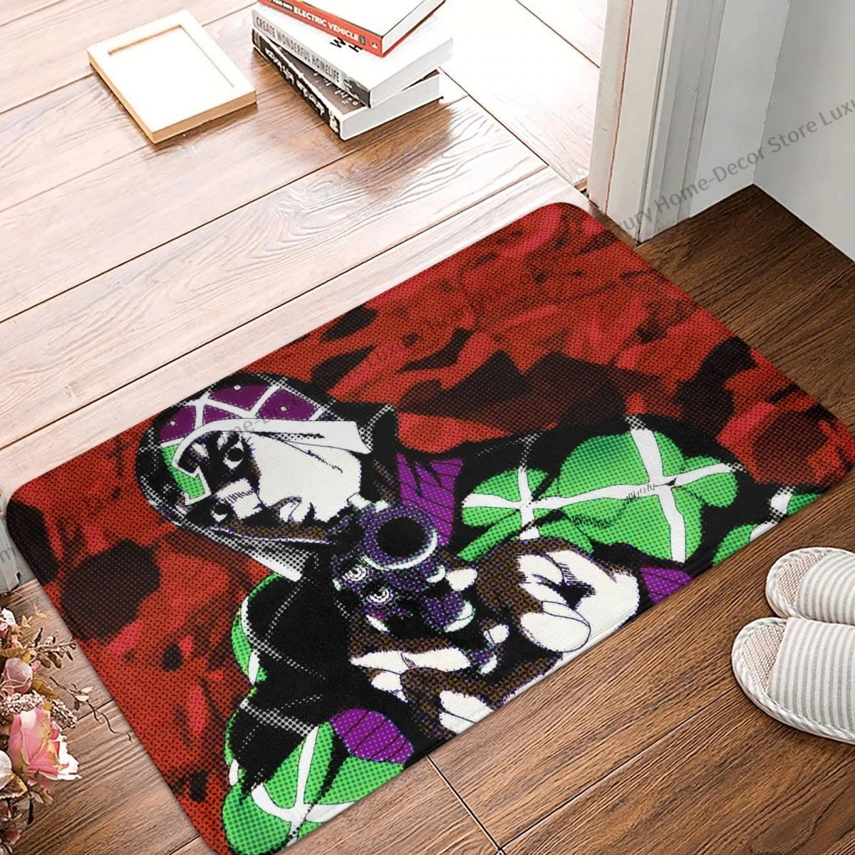 JoJo's Bizarre Adventure Non-slip Doormat Living Room Mat Balcony Carpet Entrance Door Rug Indoor Decorative
JoJo's Bizarre Adventure Non-slip Doormat Living Room Mat Balcony Carpet Entrance Door Rug Indoor Decorative