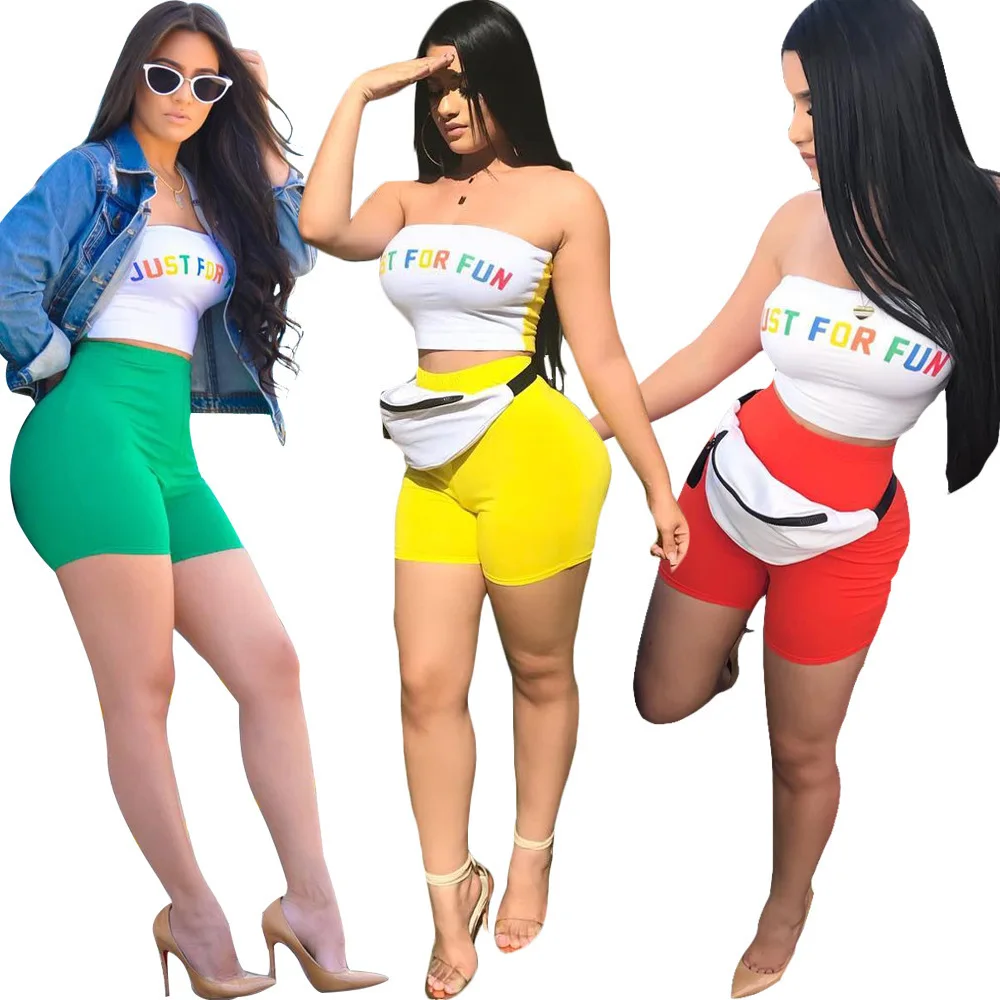 ZITY Summer Women Set Cotton Sexy Letter Print Wrap Chest Tank Top Tight Shorts Set 2022 New Splicing Two Piece Set Ladies
ZITY Summer Women Set Cotton Sexy Letter Print Wrap Chest Tank Top Tight Shorts Set 2022 New Splicing Two Piece Set Ladies