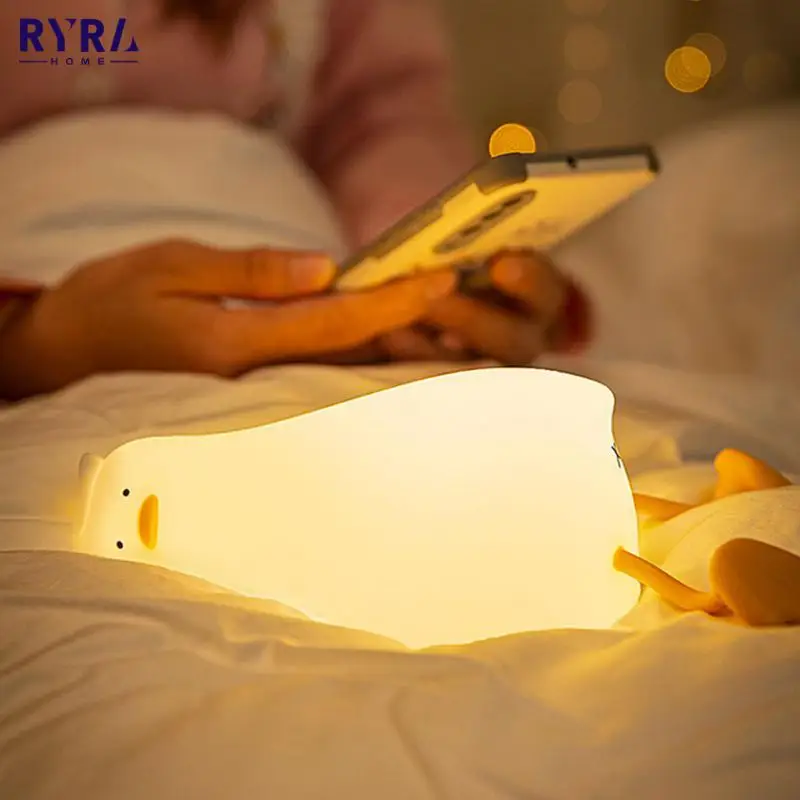USB Rechargeable Cartoon Table Lamp Patting Switch Children Bedroom Decoration Led Night Light Duck Nightlights Birthday Gift 
USB Rechargeable Cartoon Table Lamp Patting Switch Children Bedroom Decoration Led Night Light Duck Nightlights Birthday Gift