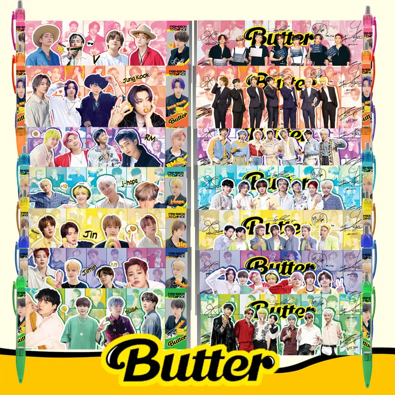 Kpop оптовая продажа Bangtan Boys шариковые ручки новые канцелярские принадлежности модные милые фотографии школьные принадлежности коллекция по...
Kpop оптовая продажа Bangtan Boys шариковые ручки новые канцелярские принадлежности модные милые фотографии школьные принадлежности коллекция по...