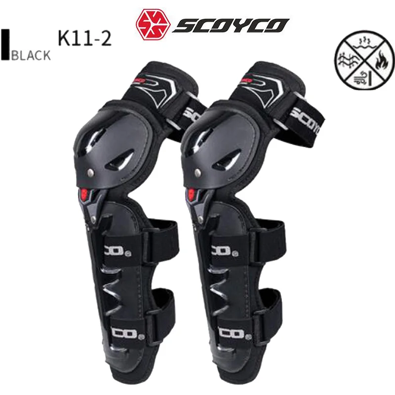 

SCOYCO Motorcycle Kneepad Motocross Motor Knight Anti Fall Riding Protection Equipment Accessories Knee Pads PE Shell Protetor