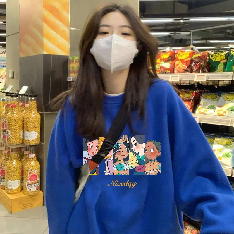 Disney Spring Autumn Hoodies Women Fashion Long Sleeve Hoodie Sweatshirt Harajuku Jumper Cotton Pullovers Casual Oversized Coat
Disney Spring Autumn Hoodies Women Fashion Long Sleeve Hoodie Sweatshirt Harajuku Jumper Cotton Pullovers Casual Oversized Coat