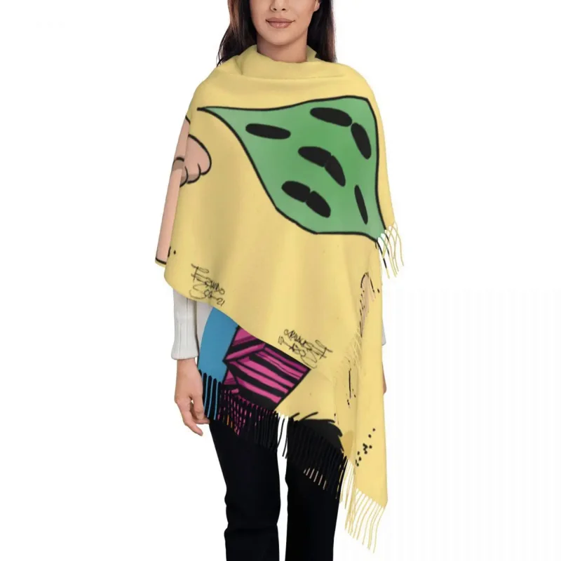 Lady Long Free Happy Mafalda Scarves Women Winter Fall Soft Warm Tassel Shawl Wraps Cartoon Anime Scarf
Lady Long Free Happy Mafalda Scarves Women Winter Fall Soft Warm Tassel Shawl Wraps Cartoon Anime Scarf