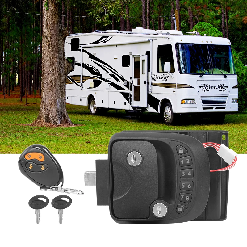 TYTXRV Password Lock Remote Control Password Three-in-one Rv Door Lock Double insurance Zinc alloy material For Caravan Camper 
TYTXRV Password Lock Remote Control Password Three-in-one Rv Door Lock Double insurance Zinc alloy material For Caravan Camper