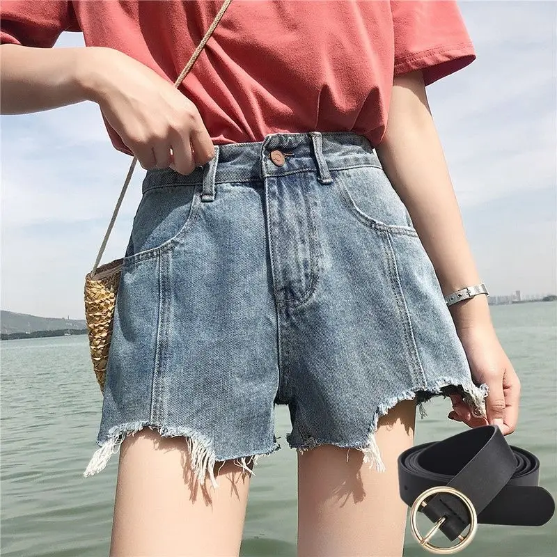 Women's Shorts Summer Women's Denim Shorts Large Size High Waisted Shorts Jeans for Women's Summer Shorts Jeans Mujer
Women's Shorts Summer Women's Denim Shorts Large Size High Waisted Shorts Jeans for Women's Summer Shorts Jeans Mujer