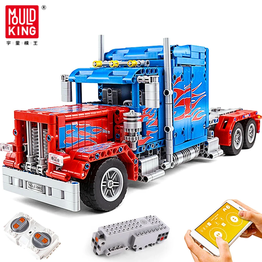 MOULD KING ideas City RC Technical Camion Model Car Building Blocks MOC Remote Control Truck Bricks For Children Birthday Gifts
MOULD KING ideas City RC Technical Camion Model Car Building Blocks MOC Remote Control Truck Bricks For Children Birthday Gifts