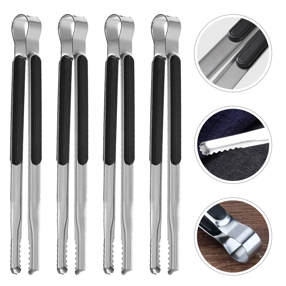 4 Pcs Major Pet Accessories Feeding Clip 430 Stainless Steel Multi-function Toast Tong
4 Pcs Major Pet Accessories Feeding Clip 430 Stainless Steel Multi-function Toast Tong