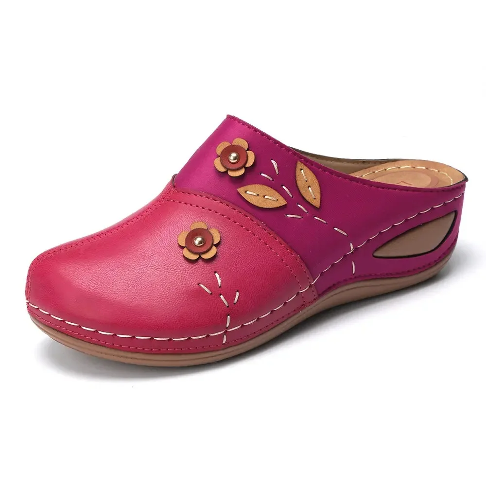 Женские босоножки 2022, летняя женская обувь на мягкой подошве в стиле ретро Baotou, женские сандалии на танкетке с цветами и листьями, женские Та...
Женские босоножки 2022, летняя женская обувь на мягкой подошве в стиле ретро Baotou, женские сандалии на танкетке с цветами и листьями, женские Та...