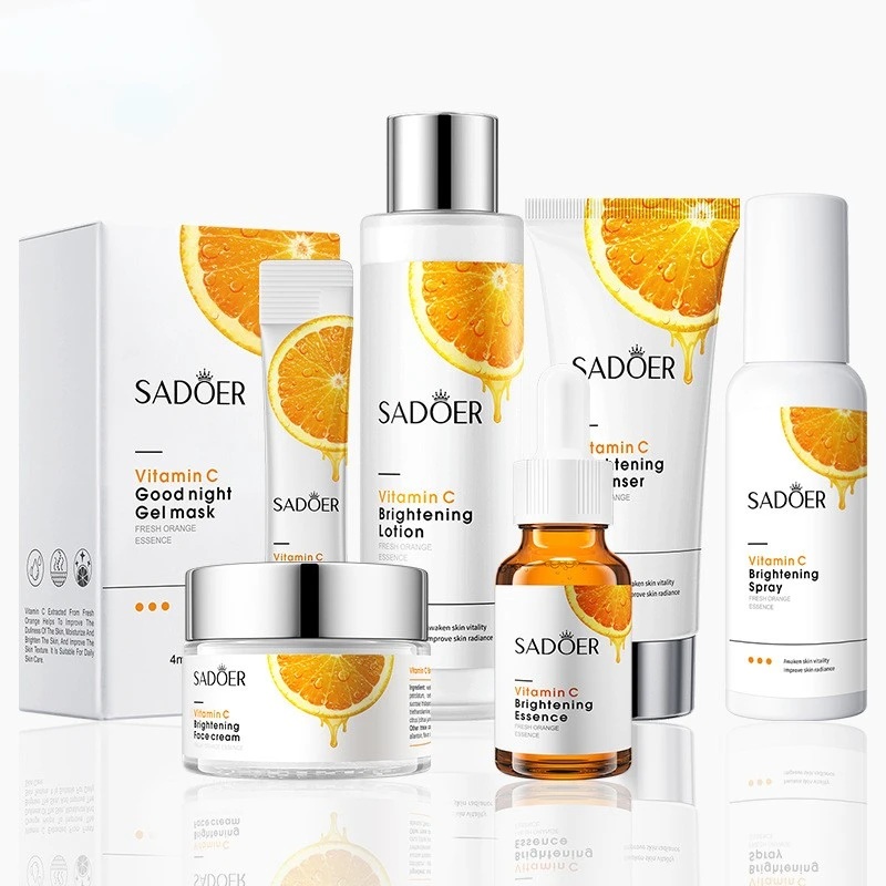 Vitamin C Facial Cleanser Fade Dark Circles Eye Cream Essence Lighten Spots Whiten Facial Serum Cosmetics Skin Care Set
Vitamin C Facial Cleanser Fade Dark Circles Eye Cream Essence Lighten Spots Whiten Facial Serum Cosmetics Skin Care Set