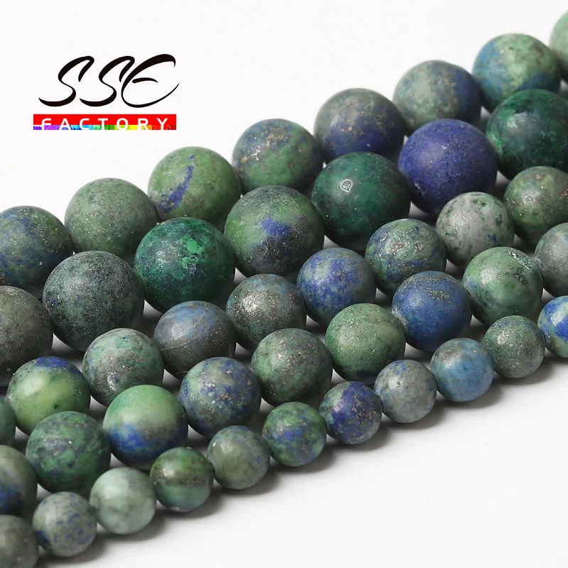 Dull Polish Natural Lapis Lazuli Malachite Azurite Stone Beads Round Loose Beads For Jewelry Making DIY Bracelet 4 6 8 10 12mm
Dull Polish Natural Lapis Lazuli Malachite Azurite Stone Beads Round Loose Beads For Jewelry Making DIY Bracelet 4 6 8 10 12mm
